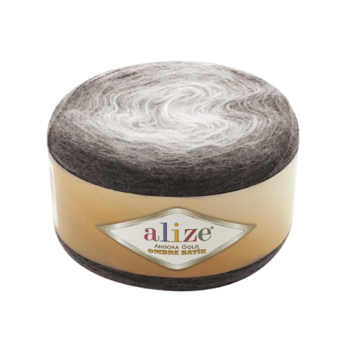 Alize Angora Gold ombre batik, цв.: 7267 (серый), шерсть 20 %, акрил 80% , 150 гр. 825 м.