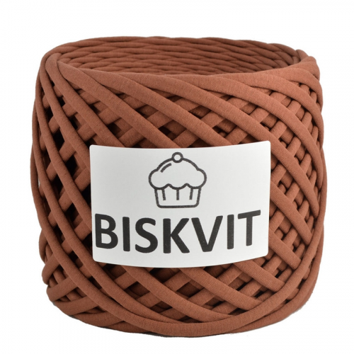 Т-пряжа Biskvit, цвет: брауни